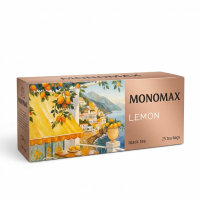 Чай Мономах Lemon Лимон 25*2г черный 
