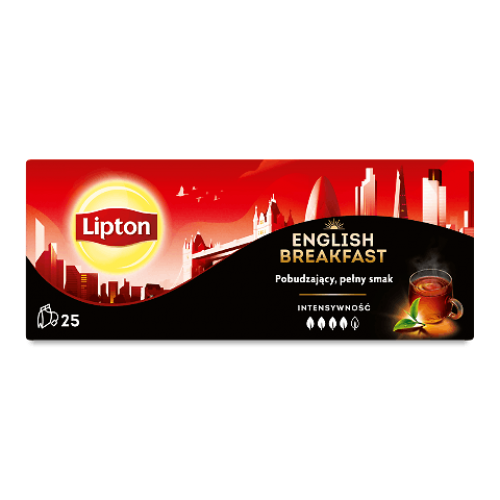 Tea Lipton English Breakfast 25*2g Black (24)