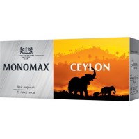 Чай Мономах Ceylon Цейлон 25*2г чорний