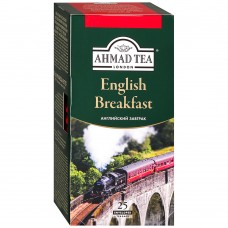 Чай Ахмад English Breakfast Англійський сніданок чорн. 25шт * 2г (16)