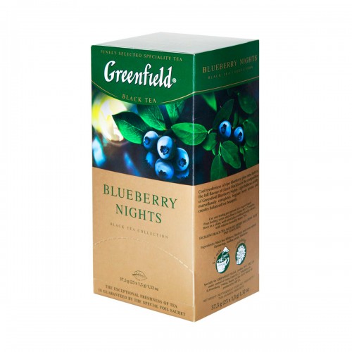 Чай Greenfield Blueberry Nights 25*2г