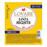 Чай Lovare 1001 ніч 50*2г чорний+зелений (9)