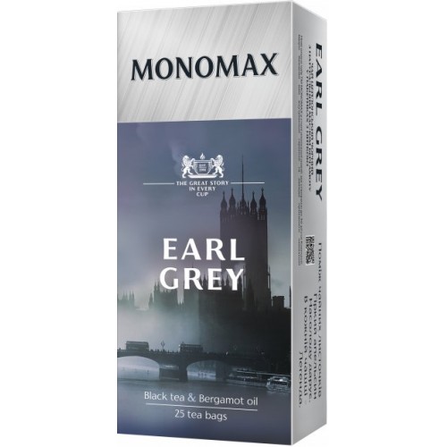Чай Мономах Earl Grey Ерл Грей чорний з бергамотом 25*2г