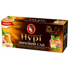 Чай Принцесса Нури Липовый Сад черный 25*1,5г (24)