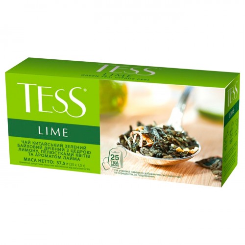 Чай TESS Lime Лайм зел. 25*1,5г (24)