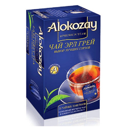 Чай Alokozay Чорний з бергамотом в конверті 25 * 2г (24)