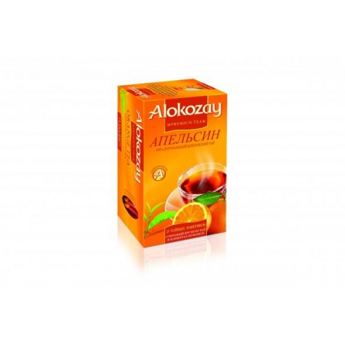 Чай Alokozay Чорний з апельсином в конверті 25 * 2г (24)