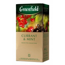 Tea Greenfield Currant & Mint black with currants 25 * 1.5 g (10)