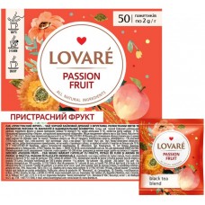Tea Lovare Passion fruit 50*2G black 