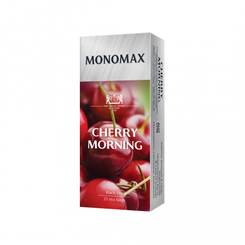Чай Мономах Cherry Morning Вишнёвое утро 25*1,5г черный (18)