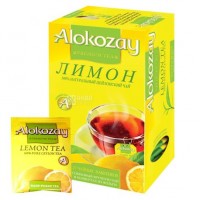 Чай Alokazay Чорний з лимоном в конвертах 25 * 2г (24)