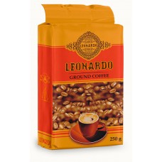 Кава Leonardo мелена 20% арабіка / 80% 250 г (12)