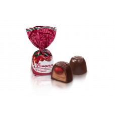 Chocolate candies "Cherry alcohol in chocolate cream"