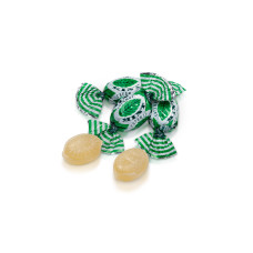 Mint caramel candies