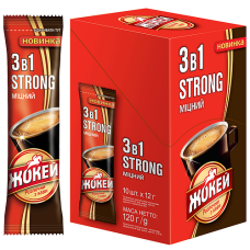Instant coffee Jockey Strong (3 in 1) 12g*10pcs. (10)