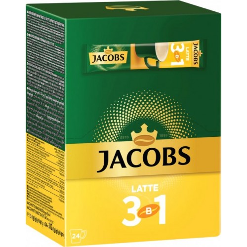 Кава JACOBS 3 в 1 Latte 24*13г