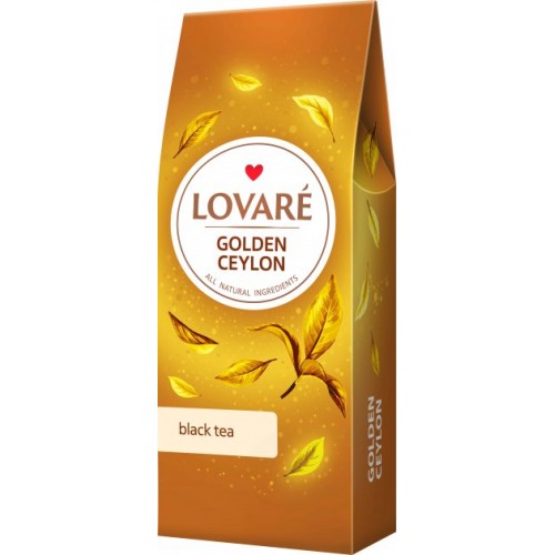 Чай Lovare Ceylon Gold Золотий цейлон 80г чорний (8)