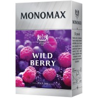 Чай Мономах Wild Berry Лісова ягода 80г чорн. (16)