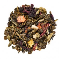 Чай зеленый с добавками рассыпной TEASTAR Зеленая улитка  воточными фруктами 500г