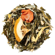 Чай зеленый с добавками рассыпной TEASTAR Имбирь Лимонгра 500г