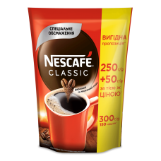 Кофе Nescafe Classic 250г+50г м/у