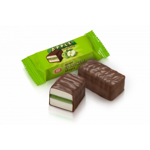 Candy HKF Souffle-jelly "Apple" 1 kg