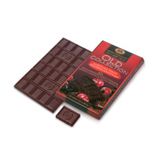 Шоколад "OLD Collection" ХКФ Горький с вишневыми кусочками 62% 200г (16)