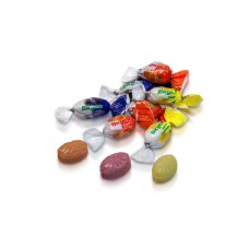 Caramel candies "Taste apricot, cherry, lemon and plum"