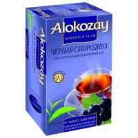 Чай Alokozay Чорний з чорною смородиною в конверті 25*2г (24)