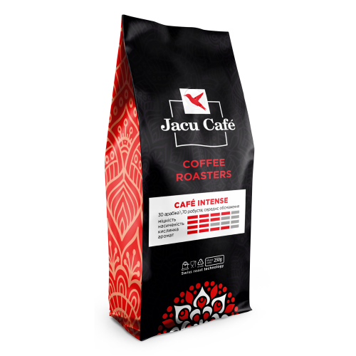Кава Jacu Café intense 30% араб.\70% роб. зерно 1кг (6)