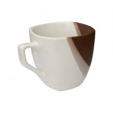Cup "France" Polygenic drop and white terracotta 210 ml