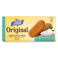 Печиво Лагода Coconut з кокосом 150г 