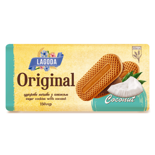 Печиво Лагода Coconut з кокосом 150г 