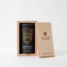 Paradise Coffee Set Kopi Luwak Indonesia 100% Arabica beans in a wooden box 1 * 50 g (8)