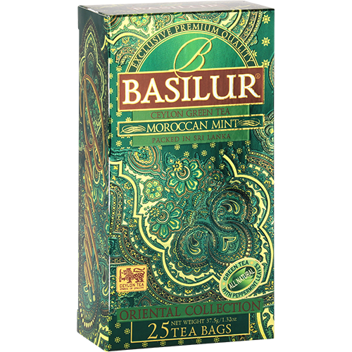 Чай Basilur Марокканська м'ята (Східна колекція) зел. 25*1,5г