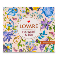 Чай Lovare Набор Коллекция чаев "Flowers & Tea" (12 видов по 5шт) 102,5г (10)