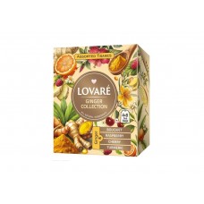 Lovare Herbal Tea Assorted "Ginger" 32 packs (4 types of 8 pcs.)
