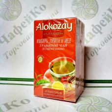 Alokozay Herbal tea with ginger, lemon and honey in an envelope 25 * 2g (24)
