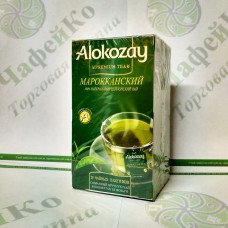 Tea Alokozay Green Moroccan with mint in an envelope 25 * 2g (24)