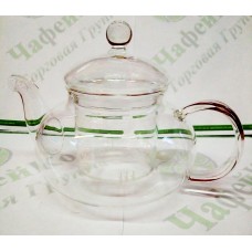 Kettle glass. with glass in. sieve the Greek 600 ml
