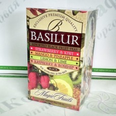 Чай Basilur Ассорти (Магические фрукты) черн. 20*2г