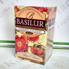 Tea Basilur Raspberry and Rosehip (Magic fruit) black 20*2g