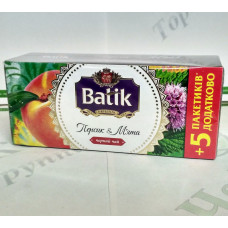 Чай Батик Персик и Мята 25*1,5г черн. (32)