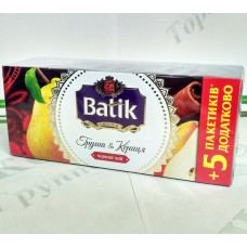 Чай Батик Груша и Корица 25*1,5г черн. (32)