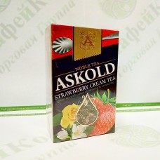 Чай Аскольд Strawberry Cream Клубничный крем 60г зел. 