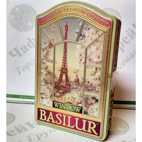 Tea Basilur Paris (Windows) green 100g (6)