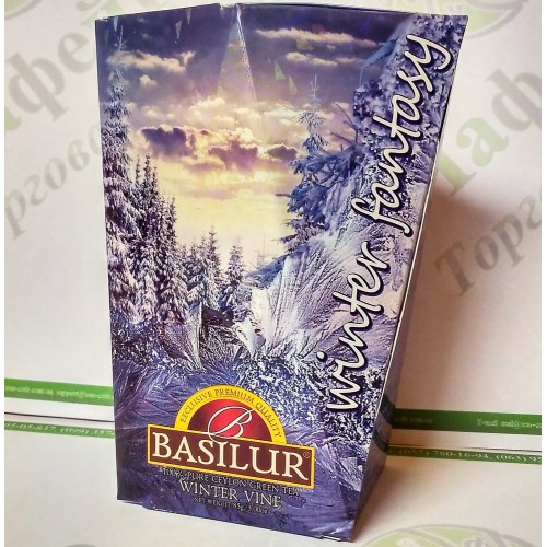 Чай Basilur Зимняя лоза (Зимняя фантазия) зеленый 85г (6)