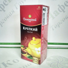 Чай Домашний Крепкий 25*1.5г черный (32)