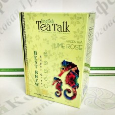 Чай English Tea Talk Lime with Rose Лайм с Розой зел. 100г (24) Чай English Tea Talk Lime with Rose Лайм с Розой зел. 100г (24)