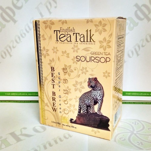 Чай English Tea Talk Soursop Саусеп зел. 100г (24)